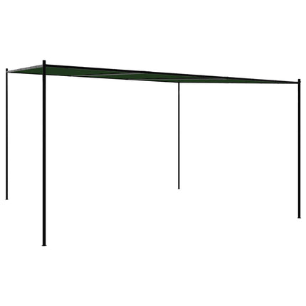 Pavillon 4 x 3,98 x 2,67 m Grøn Polyester og Stål