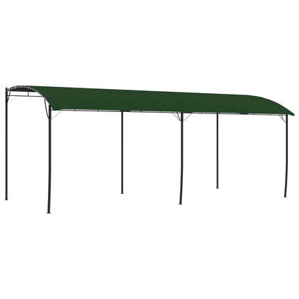 Pavillon 6 x 3 x 2,55 m Grøn Pulverlakeret stål og stof 180 gsm