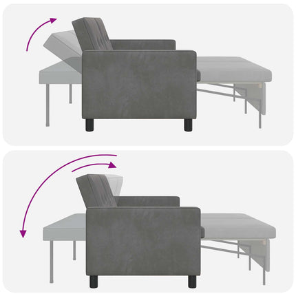 Sovesofa Lys grøn Stof