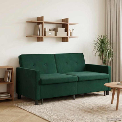 Sovesofa Mørkegrøn Stof