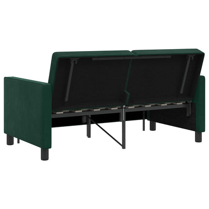 Sovesofa Mørkegrøn Stof