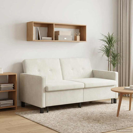 Sovesofa Cremefarvet Stof