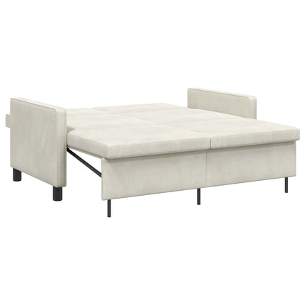 Sovesofa Cremefarvet Stof