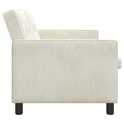 Sovesofa Cremefarvet Stof