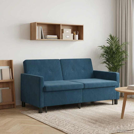 Sovesofa Blå Stof