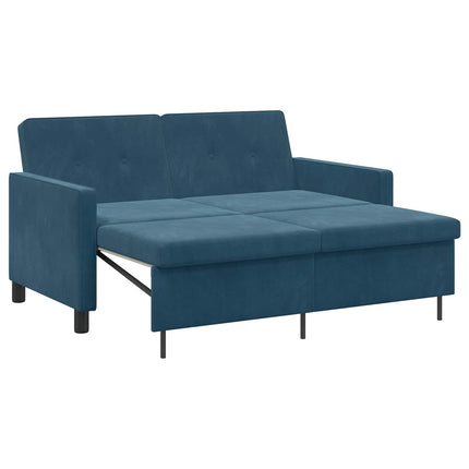 Sovesofa Blå Stof