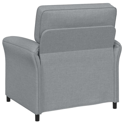 Sofa Sæt 2 stk. Lysegrå Stof