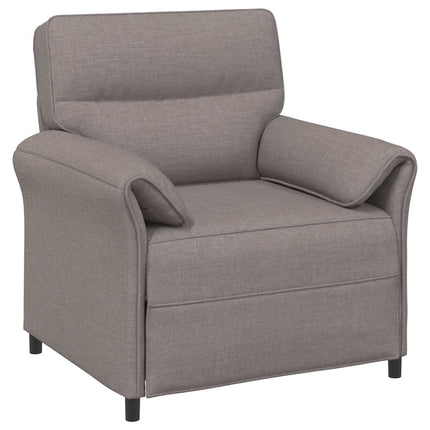 Sofa Sæt 2 stk. Gråbrun Stof