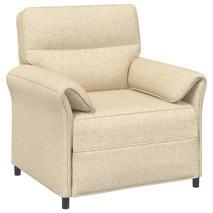 Sofa Sæt 2 stk. Cremefarvet Stof