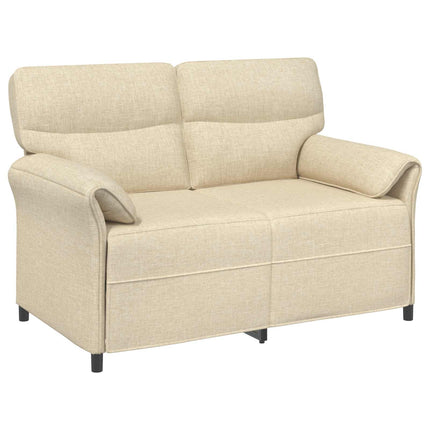 Sofa Sæt 2 stk. Cremefarvet Stof