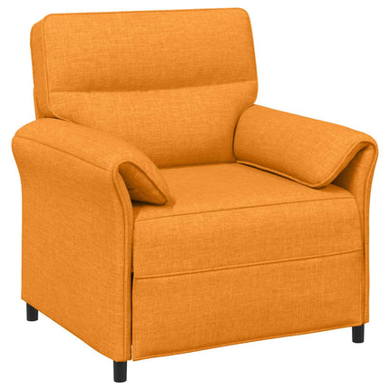 Sofa Sæt 2 stk. Mørk Gul Stof