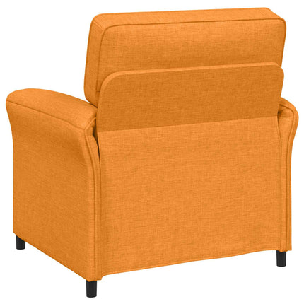 Sofa Sæt 2 stk. Mørk Gul Stof