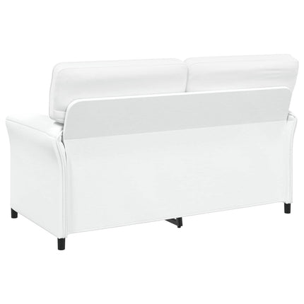Sofa Sæt 2 stk. Hvid Stof