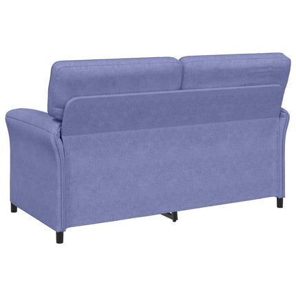 Sofa Sæt 2 stk. Jeans blå Stof