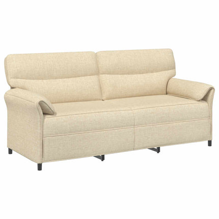 Sofa Sæt 2 stk. Cremefarvet Stof