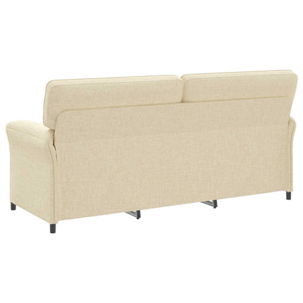 Sofa Sæt 2 stk. Cremefarvet Stof