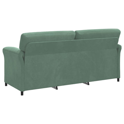 Sofa Sæt 2 stk. Havgrøn Fløjl