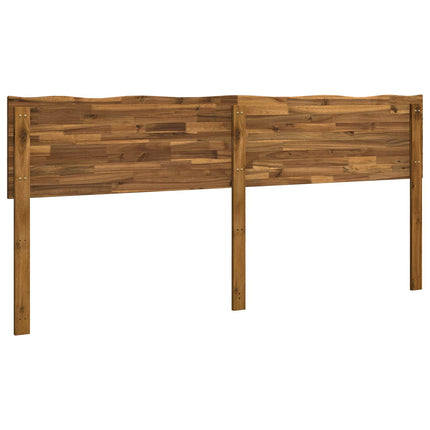 Sengegavl med naturkant ROSTOCK Naturfarvet 180 cm
