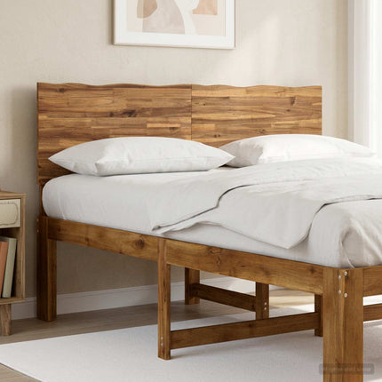 Sengegavl med naturkant ROSTOCK Naturfarvet 140 cm