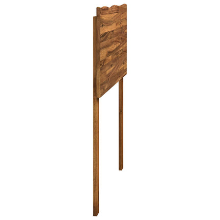 Sengegavl med naturkant ROSTOCK Naturfarvet 80 cm