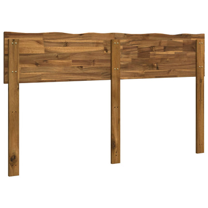 Sengegavl med naturkant ROSTOCK Naturfarvet 160 cm