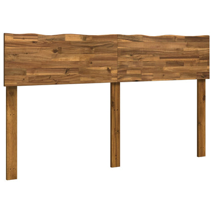Sengegavl med naturkant ROSTOCK Naturfarvet 150 cm