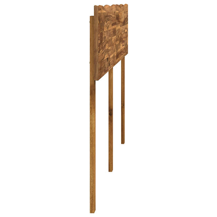 Sengegavl med naturkant ROSTOCK Naturfarvet 135 cm