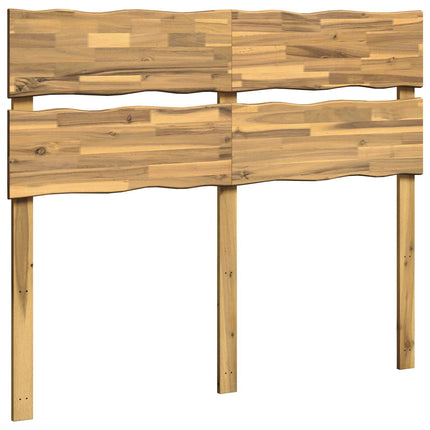 Sengegavl med levende kant ROSTOCK Hvid 120 cm