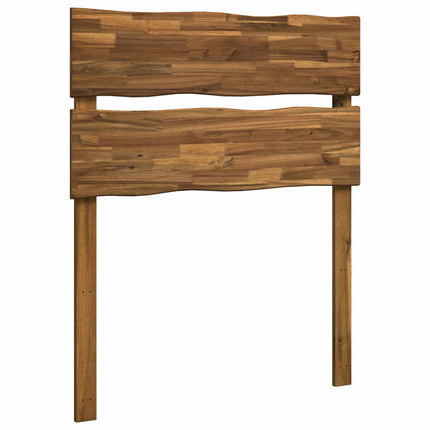 Sengegavl med levende kant ROSTOCK Naturfarvet 80 cm