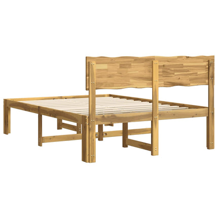 Dobbelt Sengestel med Hovedgærde ROSTOCK Hvid 120 x 190 cm
