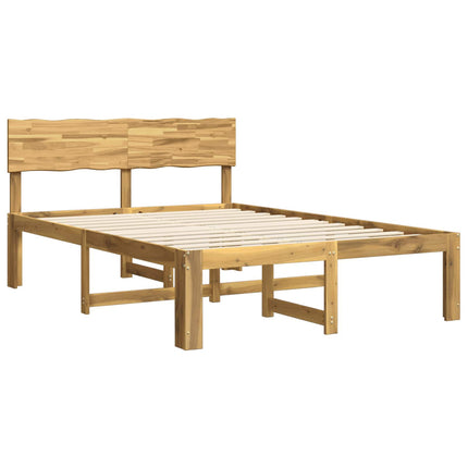 Dobbelt Sengestel med Hovedgærde ROSTOCK Hvid 120 x 200 cm