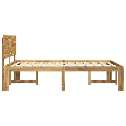 Dobbelt Sengestel med Hovedgærde ROSTOCK Hvid 120 x 190 cm