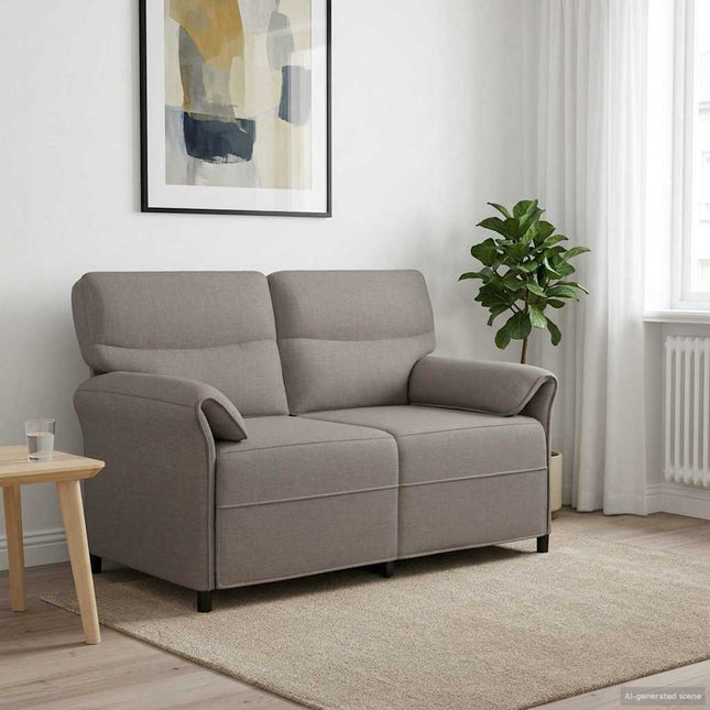2-personers sofa Gråbrun 138 x 83 x 95 cm