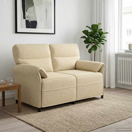 Sofa 100% polyester metalramme MDF, Krydsfinér