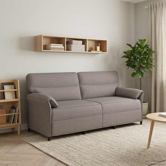 3-personers sofa Gråbrun 198 x 83 x 95 cm