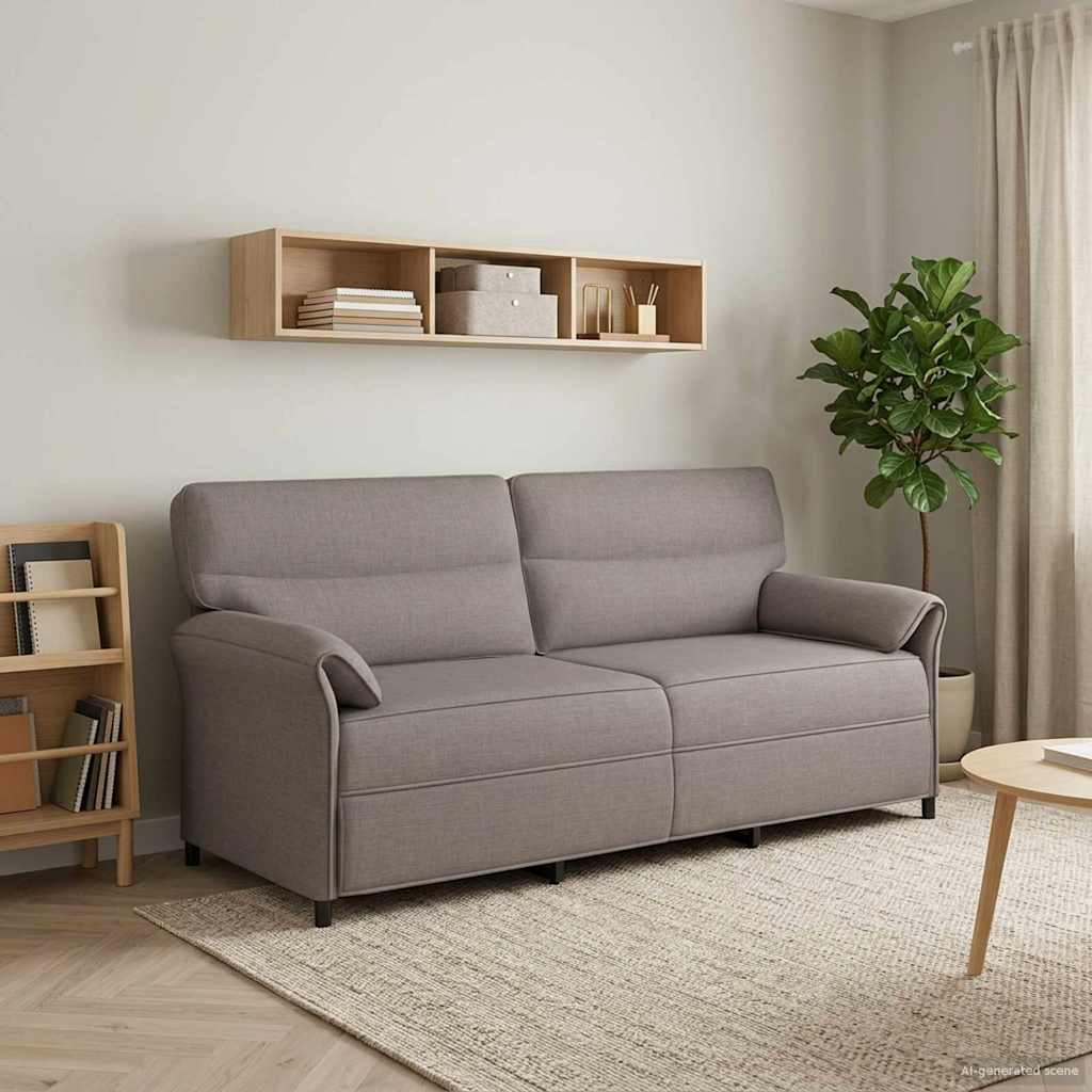 3-personers sofa Grbrun 198 x 83 x 95 cm