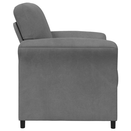 1-personers sofa Mørkegrå 88 x 83 x 95 cm Fløjl