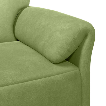 1-personers sofa Lys grøn 88 x 83 x 95 cm Fløjl