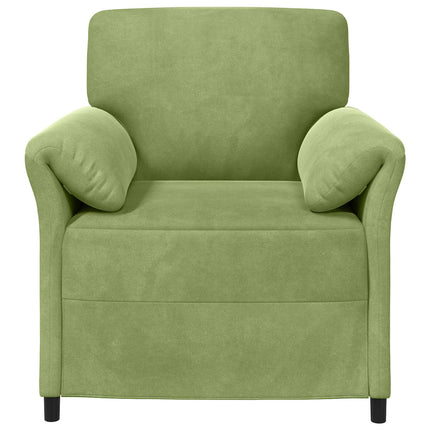 1-personers sofa Lys grøn 88 x 83 x 95 cm Fløjl