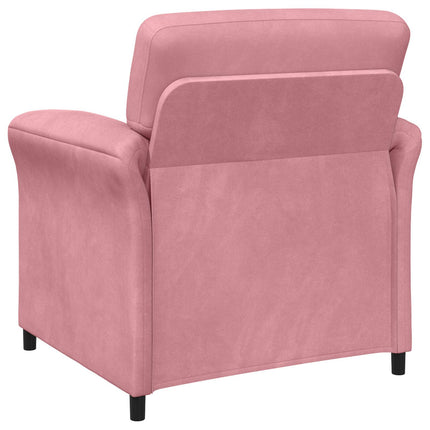 1-personers sofa Lyserød 88 x 83 x 95 cm Fløjl