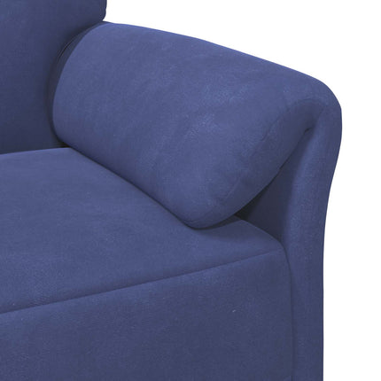 1-personers sofa Politi blå 88 x 83 x 95 cm Fløjl