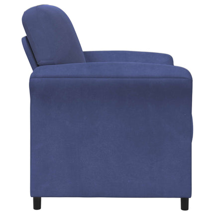 1-personers sofa Politi blå 88 x 83 x 95 cm Fløjl