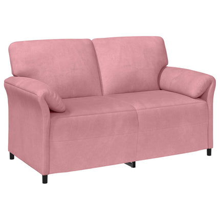 2-personers sofa Lyserød 158 x 83 x 95 cm Fløjl