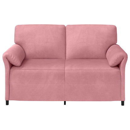 2-personers sofa Lyserød 158 x 83 x 95 cm Fløjl