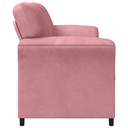 2-personers sofa Lyserød 158 x 83 x 95 cm Fløjl