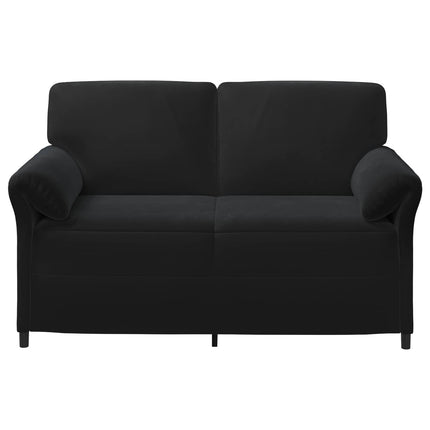 2-personers sofa Sort 158 x 83 x 95 cm Fløjl