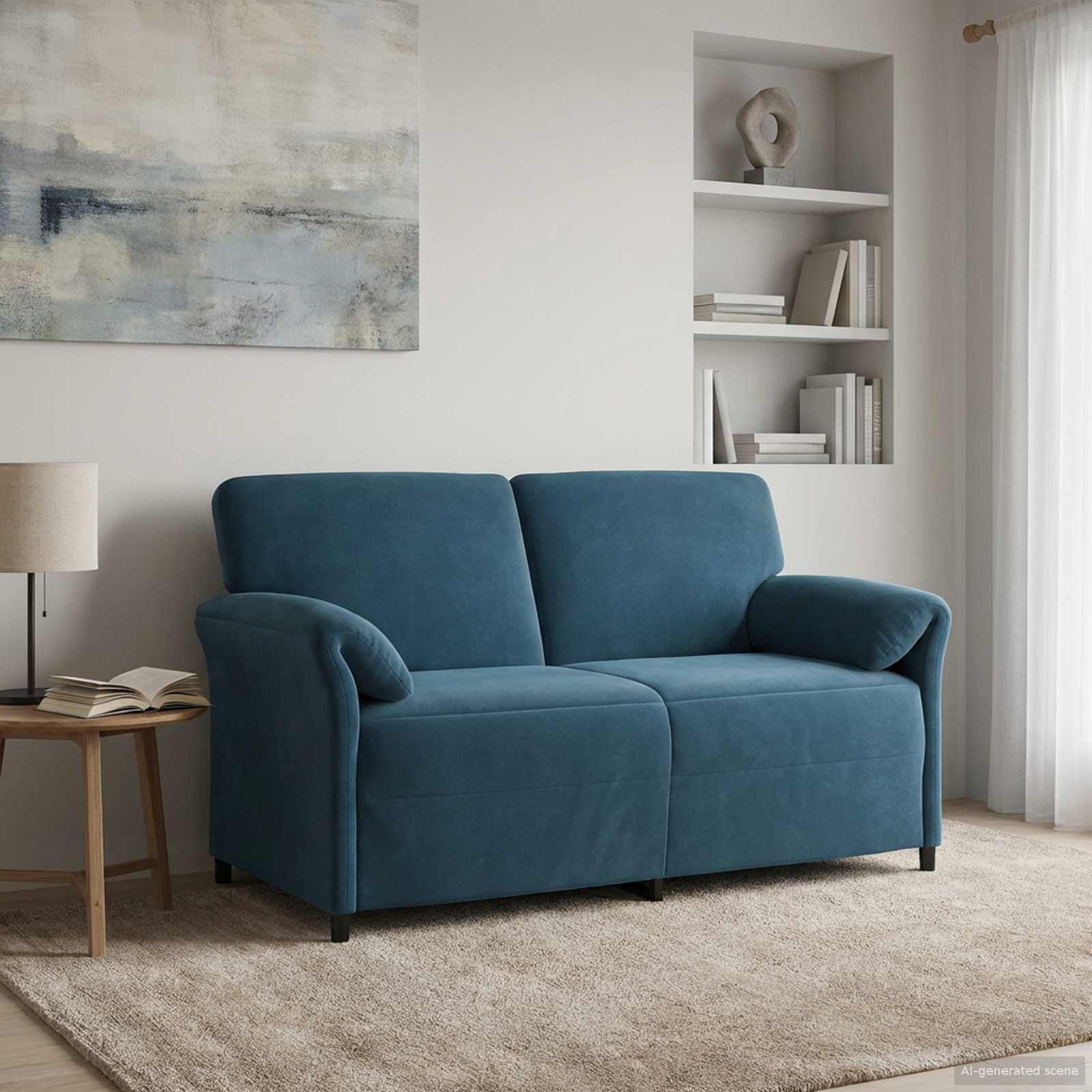 2-personers sofa Bl 158 x 83 x 95 cm Fljl