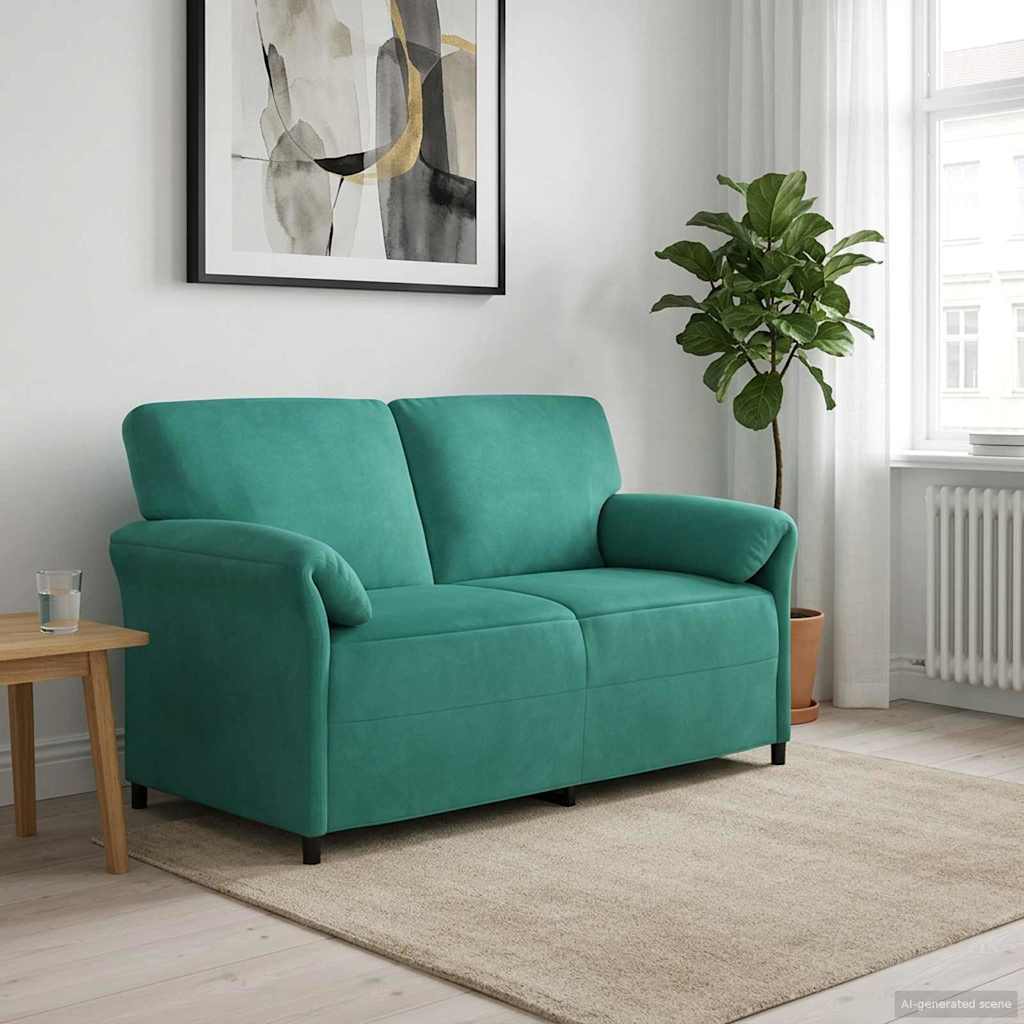 2-personers sofa Turkis 158 x 83 x 95 cm Fljl