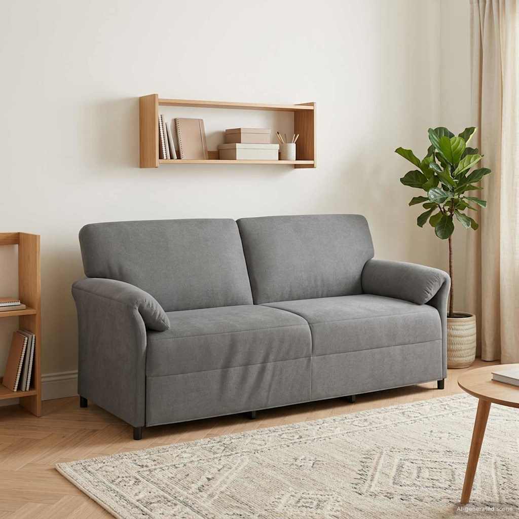 3-personers sofa Mrkegr 198 x 83 x 95 cm Fljl