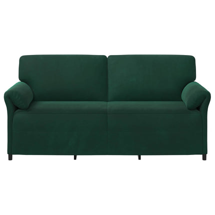 3-personers sofa Mørkegrøn 198 x 83 x 95 cm Fløjl